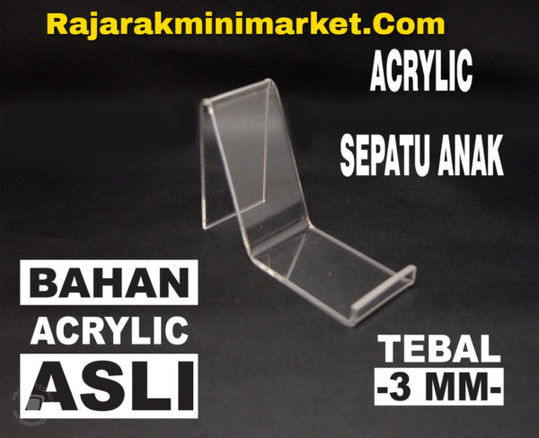 DISPLAY ACRYLIC - AKRILIK SEPATU ANAK