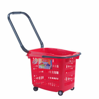 KERANJANG BELANJA DORONG SUPERMARKET PLASTIK LION STAR BW-31 TROLLEY BASKET 36 S | RAJA RAK SUPERMARKET