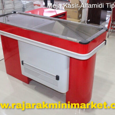 MEJA KASIR MINIMARKET SUPERMARKET TOKO MODERN TIPE MK-01BM | RAJA RAK SUPERMARKET