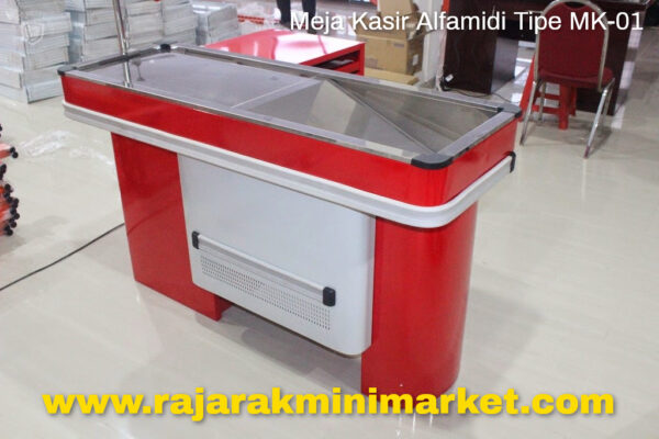 MEJA KASIR MINIMARKET SUPERMARKET TOKO MODERN TIPE MK-01BM | RAJA RAK SUPERMARKET