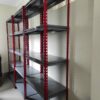 RAK BESI SIKU LUBANG GUDANG SLOTTED ANGLE TIPE STALLUM 100 | KAPASITAS 80 KG/ LEVEL, TINGGI 1500 CM S/D 2400 CM | WARNA CUSTOM | RAJA RAK SUPERMARKET