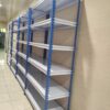 RAK BESI SIKU LUBANG GUDANG SLOTTED ANGLE TIPE STALLUM 100 | KAPASITAS 80 KG/ LEVEL, TINGGI 1500 CM S/D 2400 CM | WARNA CUSTOM | RAJA RAK SUPERMARKET