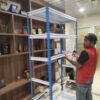 RAK BESI SIKU LUBANG GUDANG SLOTTED ANGLE TIPE STALLUM 100 | KAPASITAS 80 KG/ LEVEL, TINGGI 1500 CM S/D 2400 CM | WARNA CUSTOM | RAJA RAK SUPERMARKET