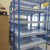 RAK BESI SIKU LUBANG GUDANG SLOTTED ANGLE TIPE STALLUM 100 | KAPASITAS 80 KG/ LEVEL, TINGGI 1500 CM S/D 2400 CM | RAJA RAK SUPERMARKET