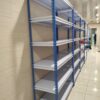 RAK BESI SIKU LUBANG GUDANG SLOTTED ANGLE TIPE STALLUM 100 | KAPASITAS 80 KG/ LEVEL, TINGGI 1500 CM S/D 2400 CM | WARNA CUSTOM | RAJA RAK SUPERMARKET