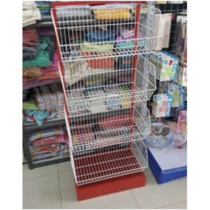 RAK CHIKI MASTER 4 SUSUN MEGA UKURAN 60 x 42 x 150 cm | RAK DISPLAY JAJANAN SNACK TOKO