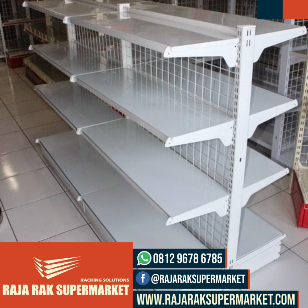 RAK GONDOLA MINIMARKET TIPE RR-150 (BEST SELLER) STANDAR RAK INDOMARET | RAJA RAK SUPERMARKET