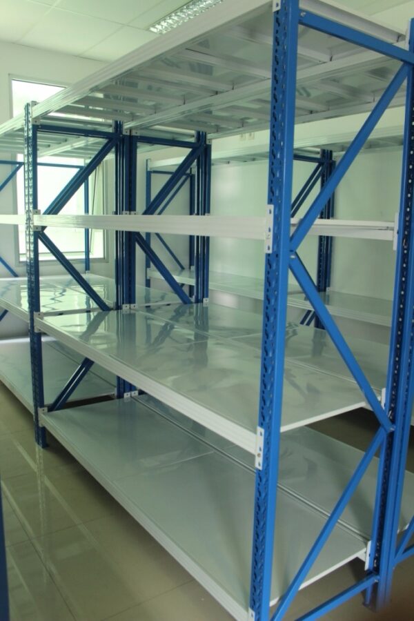 RAK GUDANG LIGHT DUTY TIPE RR-250 T.200 CM, 4 LEVEL SHELVING (Load 250 Kg/Level)