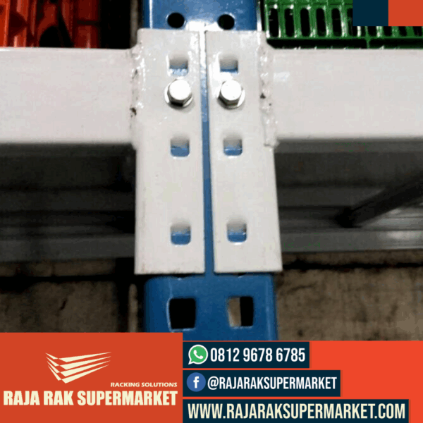 RAK GUDANG MEDIUM DUTY TIPE AZ-500 KAPASITAS 500 KG / LEVEL, TINGGI 200 CM s/d 600 CM, MEDIUM RACKING - RAJA RAK