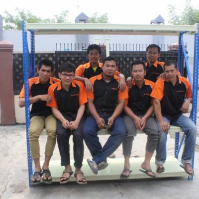 RAK GUDANG MEDIUM DUTY TIPE RR-500 TINGGI 200 CM, 4 LEVEL, KAPASITAS 500 KG / LEVEL