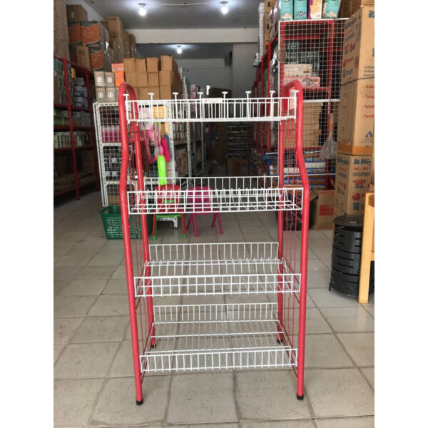 Rak Piring Master 4 Susun R04 : Solusi rak piring yang kokoh, anti karat, dan praktis untuk dapur rumah, warung makan, hingga kebutuhan display di toko