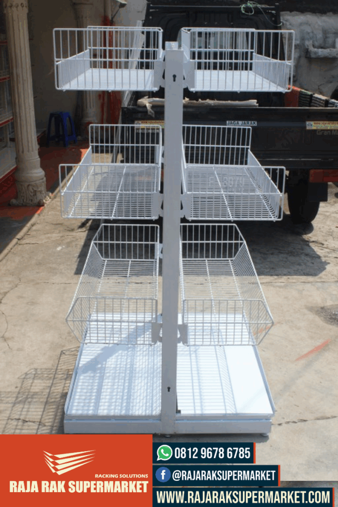 RAK TOKO SEMBAKO GONDOLA KERANJANG TIPE RR-13 RAJARAK