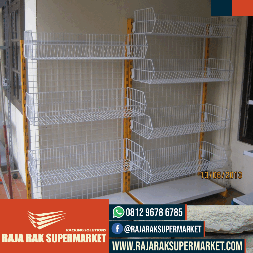 RAK TOKO SEMBAKO GONDOLA KERANJANG TIPE RR-13 RAJARAK