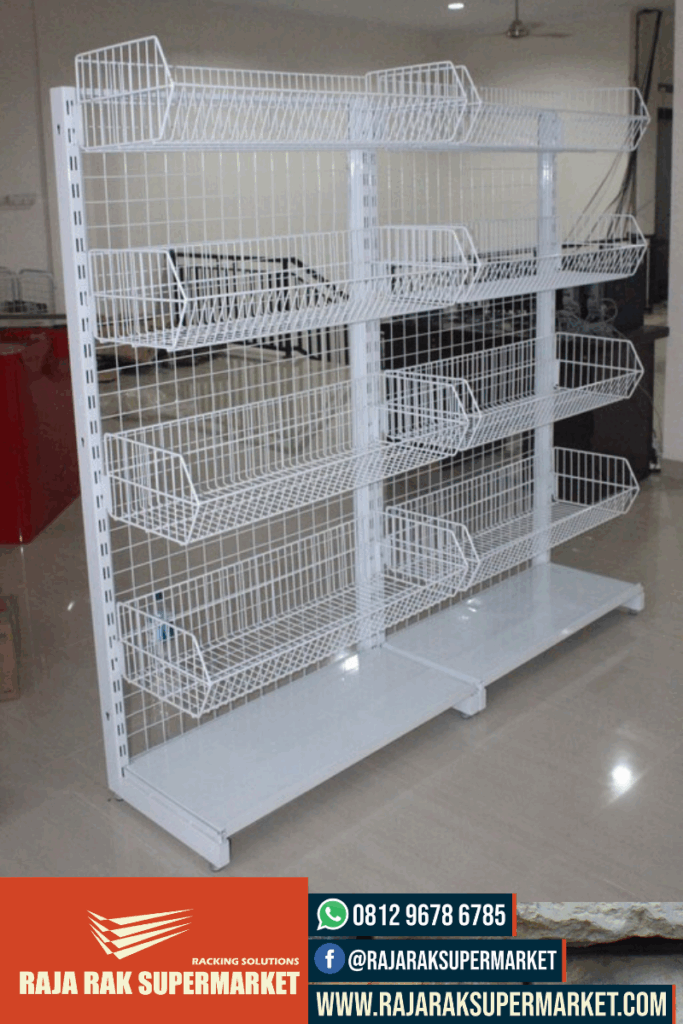 RAK TOKO SEMBAKO GONDOLA KERANJANG TIPE RR-13 RAJARAK