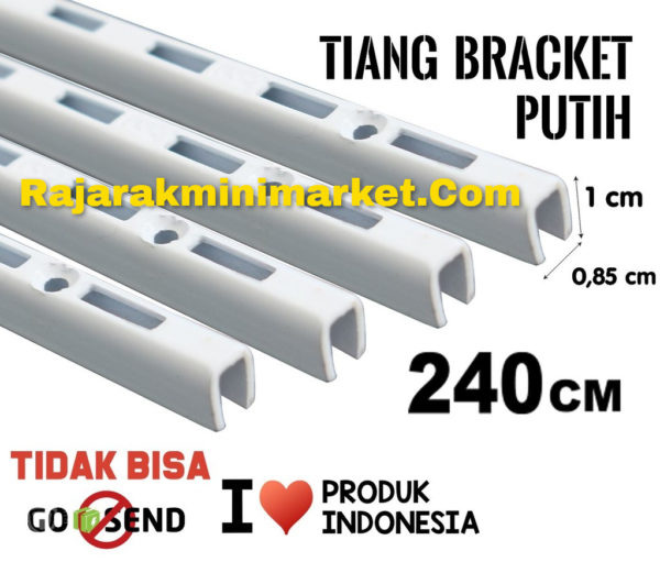 TIANG BRACKET PUTIH 240 CM TIPE TBP240