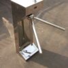 PINTU PUTAR STAINLESS BOX SINGLE SATU ARAH | TRIPOD TURNSTILE TTS-SINGLE