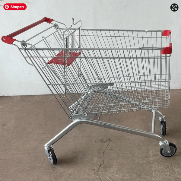 TROLI BELANJA SUPERMARKET 180 LITER TIPE TS-180L RAJA RAK SUPERMARKET | TROLLEY - TROLY SHOPPING TOKO RETAIL