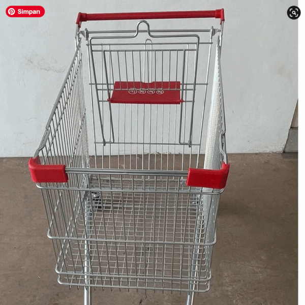 TROLI BELANJA SUPERMARKET 180 LITER TIPE TS-180L RAJA RAK SUPERMARKET | TROLLEY - TROLY SHOPPING TOKO RETAIL