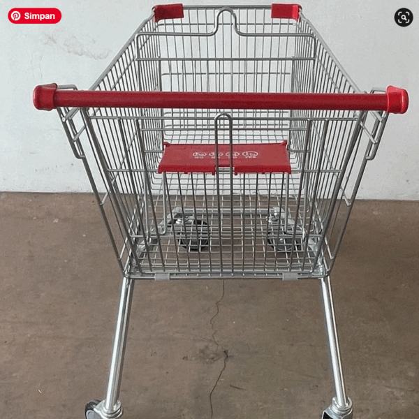 TROLI BELANJA SUPERMARKET 180 LITER TIPE TS-180L RAJA RAK SUPERMARKET | TROLLEY - TROLY SHOPPING TOKO RETAIL