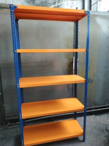 RAK BESI SIKU LUBANG 5 SUSUN SERBAGUNA TIPE RK‑01 (UKURAN & WARNA CUSTOM) | UKURAN 100×30×200 cm · 100×35×200 cm · 100×40×200 cm · 100×50×200 cm · 100×60×200 cm | KIRIM KE SELURUH INDONESIA