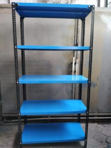 RAK BESI SIKU LUBANG 5 SUSUN SERBAGUNA TIPE RK‑01 (UKURAN & WARNA CUSTOM) | UKURAN 100×30×200 cm · 100×35×200 cm · 100×40×200 cm · 100×50×200 cm · 100×60×200 cm | KIRIM KE SELURUH INDONESIA