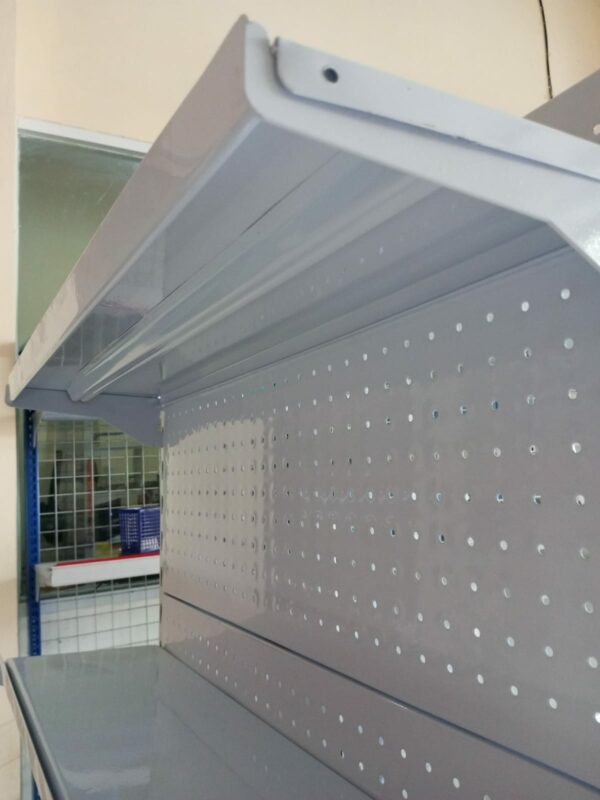 RAK DISPLAY TOKO MINIMARKET TIPE RR-13 PERFORATTED - RAJA RAK SUPERMARKET