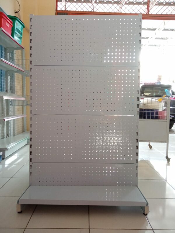 RAK DISPLAY TOKO MINIMARKET TIPE RR-13 PERFORATTED - RAJA RAK SUPERMARKET