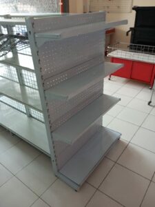 RAK DISPLAY TOKO MINIMARKET TIPE RR-13 PERFORATTED - RAJA RAK SUPERMARKET