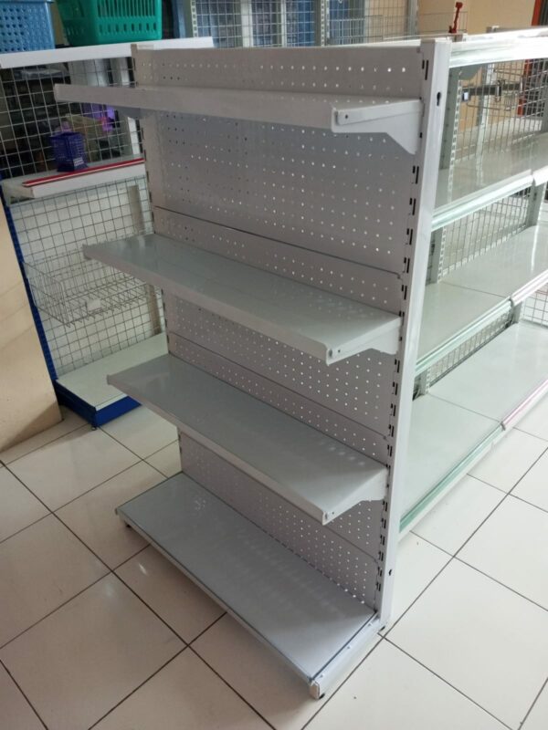 RAK DISPLAY TOKO MINIMARKET TIPE RR-13 PERFORATTED - RAJA RAK SUPERMARKET