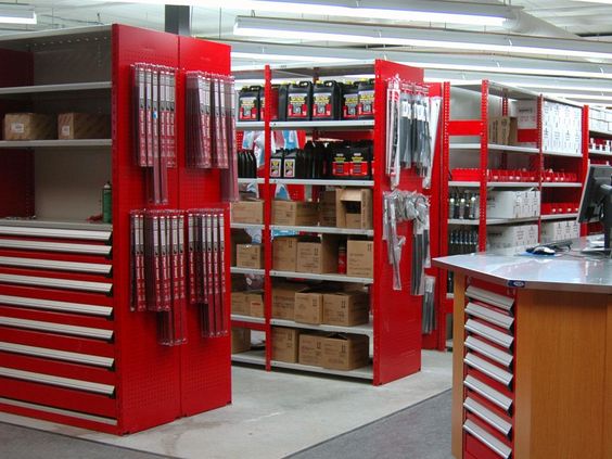 JUAL RAK & PERALATAN DISPLAY MINIMARKET | AUTOMOTIVE PARTS SHELVING ...