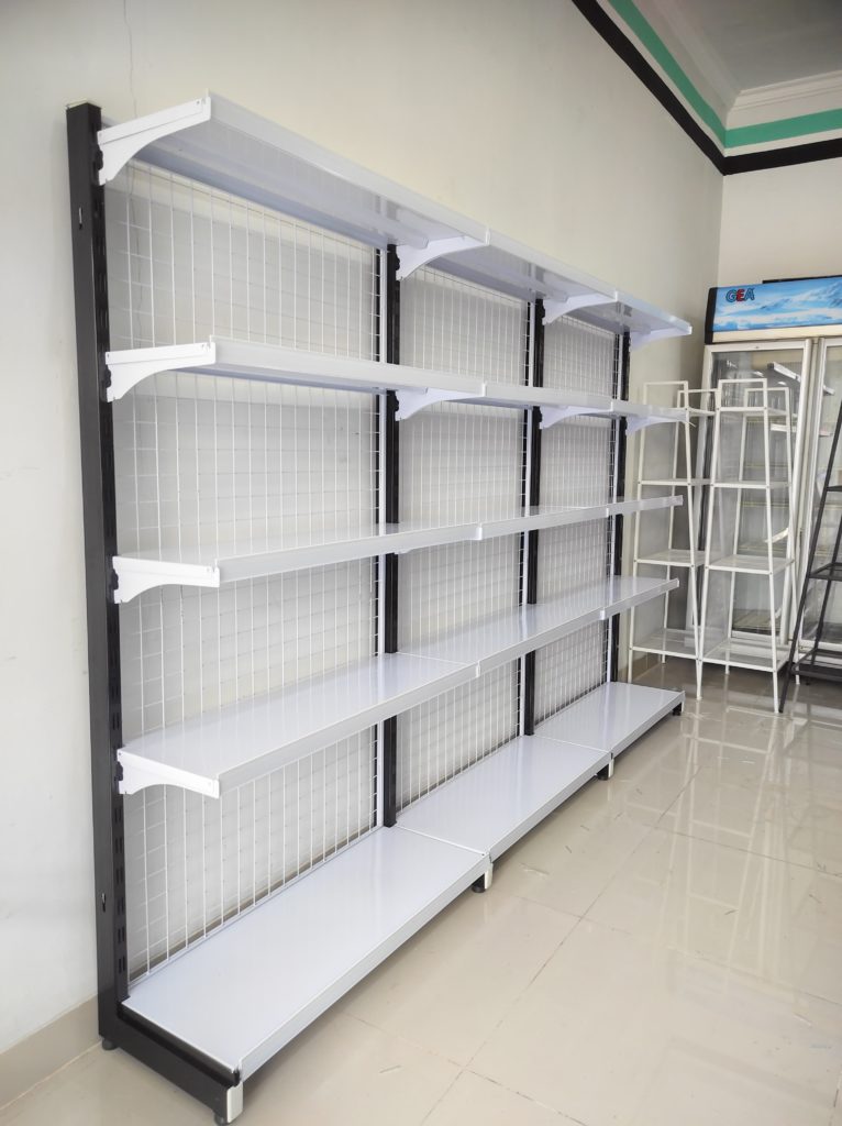 RAK MINMARKET DISPLAY TOKO, PEMASANGAN DI SAWANGAN DEPOK OLEH TIM RAJA RAK SUPERMARKET