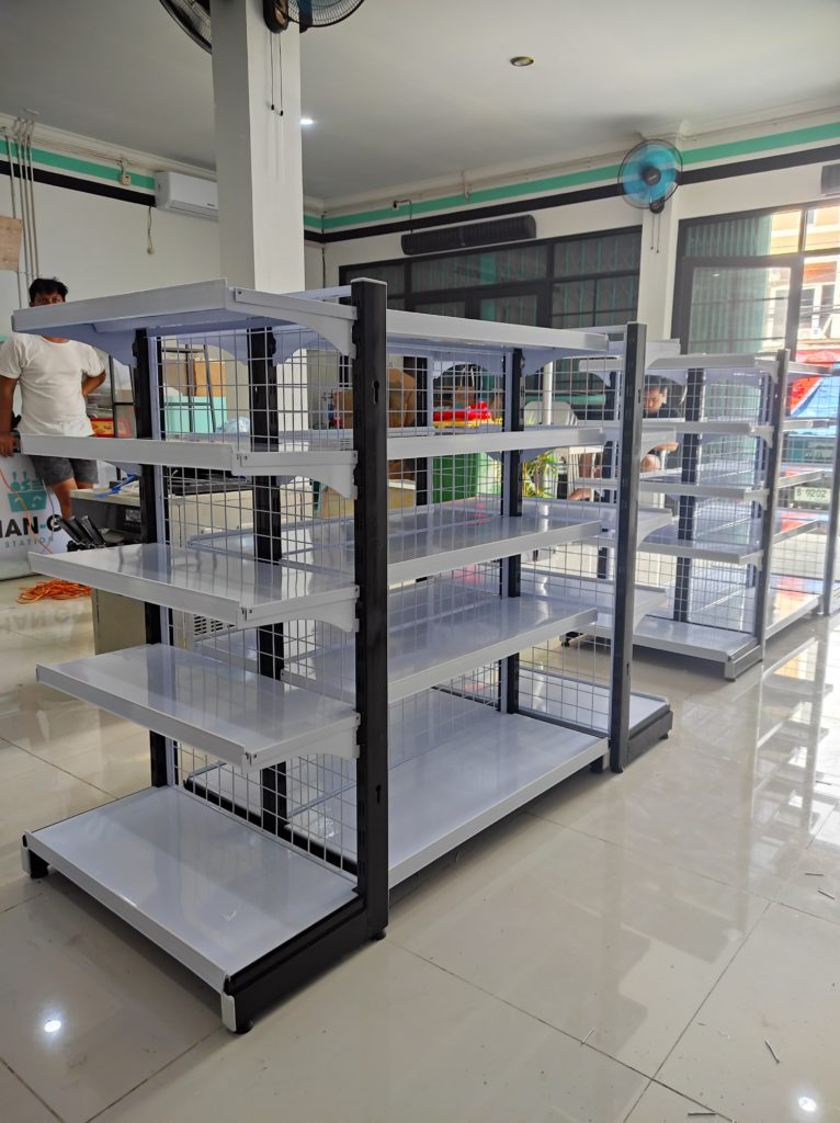 RAK MINMARKET DISPLAY TOKO, PEMASANGAN DI SAWANGAN DEPOK OLEH TIM RAJA RAK SUPERMARKET