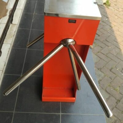 PINTU PUTAR SUPERMARKET BOX DOUBLE DENGAN COUNTER | TURNSTILES PINTU ANTRIAN 2 ARAH