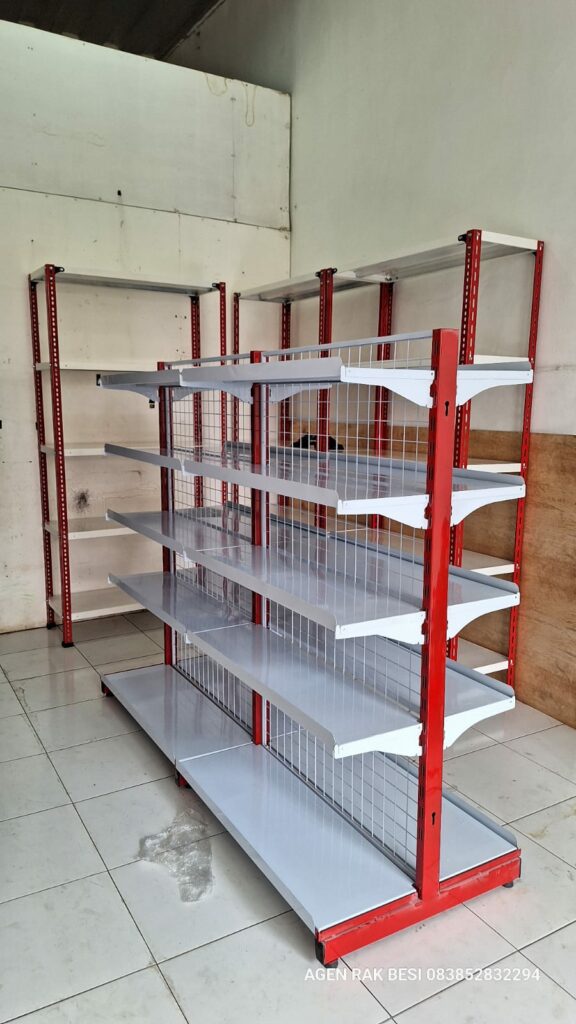 RAK MINIMARKET GONDOLA TOKO MURAH TIPE ZA-15: Solusi Hemat & Efisien untuk Display Produk Toko Anda