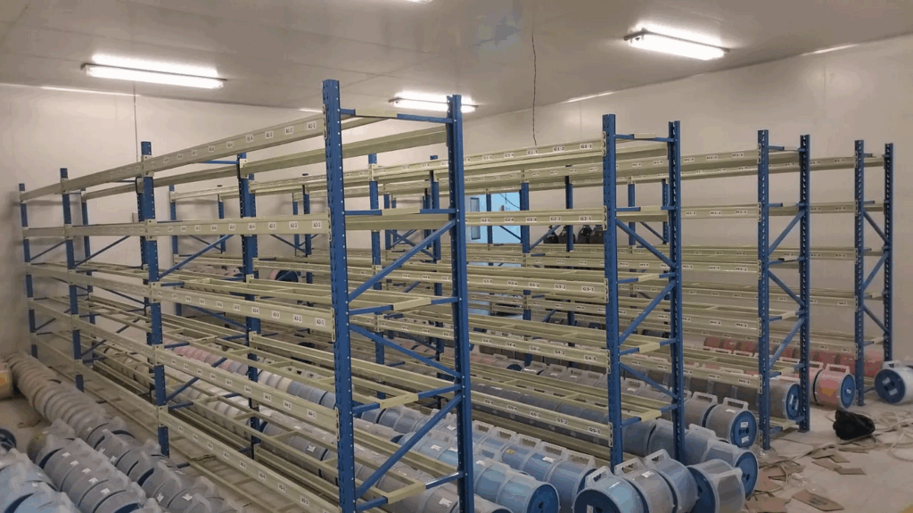 RAK BESI GUDANG MEDIUM DUTY SUSUN SERBAGUNA TIPE RR‑500 KAPASITAS 500KG/LEVEL SHELVING X 4 SHELVING ATAU 2 TON/UNIT | UKURAN PxL (200x60 CM) x Tinggi (200,250,300 CM) | RAJA RAK SUPERMARKET | KIRIM KE SELURUH INDONESIA