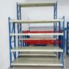 RAK BESI GUDANG MEDIUM DUTY SUSUN SERBAGUNA TIPE RR‑500 KAPASITAS 500KG/LEVEL SHELVING X 4 SHELVING ATAU 2 TON/UNIT | UKURAN PxL (200x60 CM) x Tinggi (200,250,300 CM) | RAJA RAK SUPERMARKET | KIRIM KE SELURUH INDONESIA