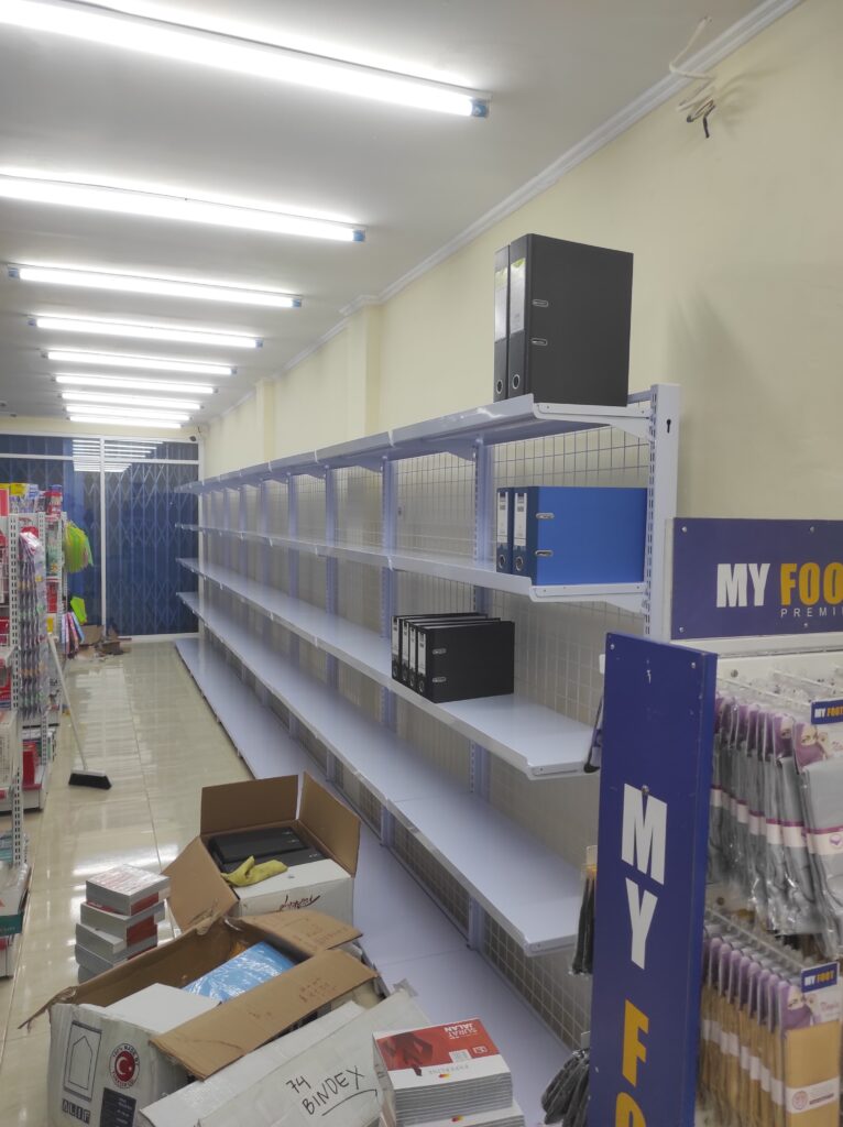RAK MINIMARKET GONDOLA DISPLAY TOKO ATK, PEMASANGAN DI DEPOK OLEH TIM RAJA RAK SUPERMARKET | RAJARAKSUPERMARKET.COM