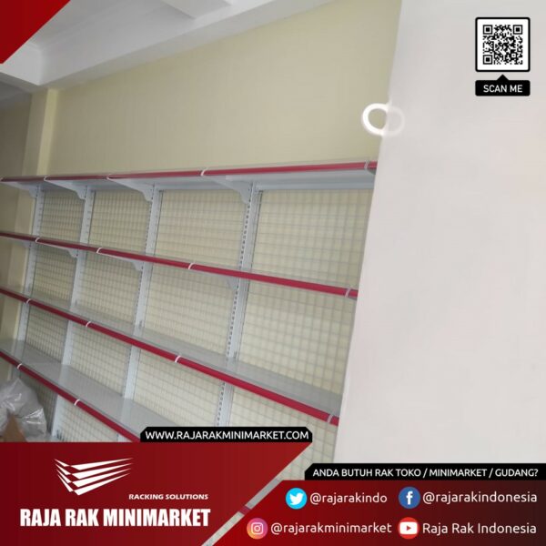 RAK MINIMARKET KOSONG TIPE RR-150 (BELUM ADA DISPLAY BARANG) | RAK GONDOLA DISPLAY: Solusi Terbaik untuk Display Toko Modern dari RAJA RAK INDONESIA