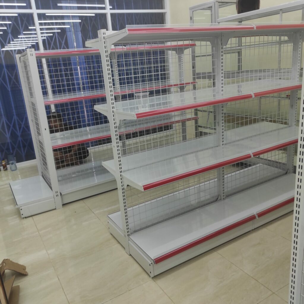 RAK MINIMARKET KOSONG TIPE RR-150 (BELUM ADA DISPLAY BARANG) | RAK GONDOLA DISPLAY: Solusi Terbaik untuk Display Toko Modern dari RAJA RAK INDONESIA