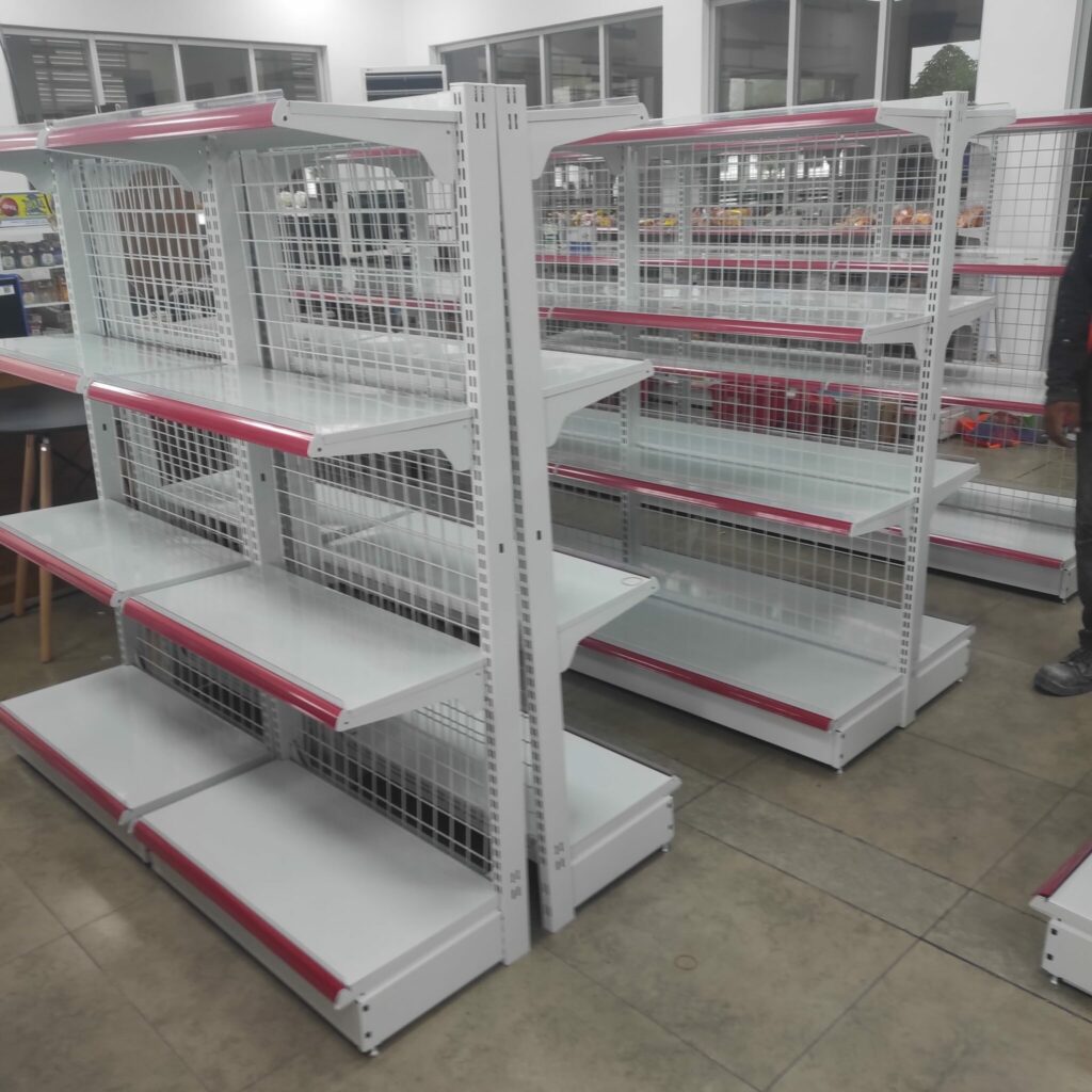 RAK MINIMARKET KOSONG TIPE RR-150 (BELUM ADA DISPLAY BARANG) | RAK GONDOLA DISPLAY: Solusi Terbaik untuk Display Toko Modern dari RAJA RAK INDONESIA