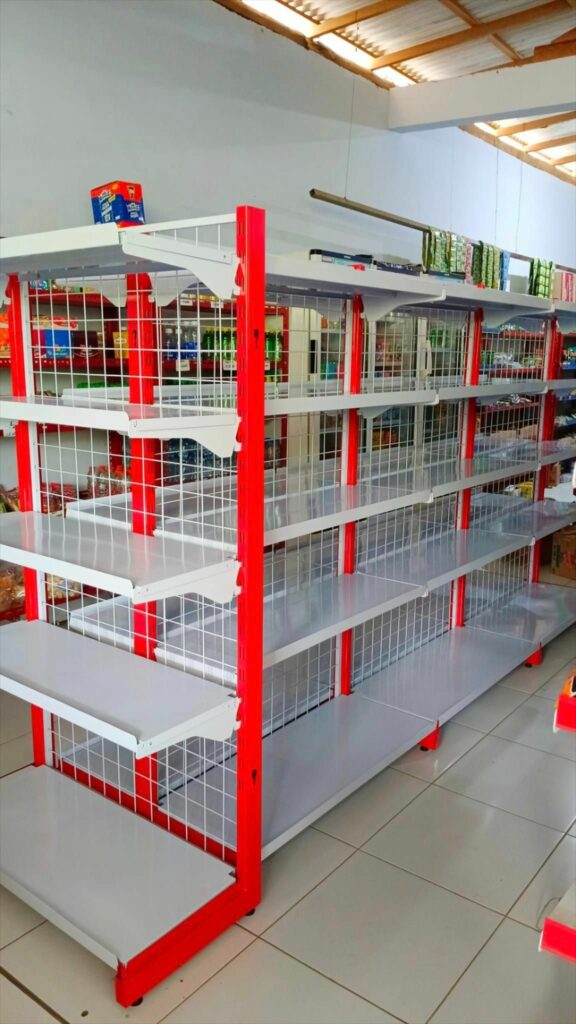 RAK WARUNG SEMBAKO SEDERHANA MURAH TIPE ZA-15 UNTUK TOKO & MINIMARKET KECIL