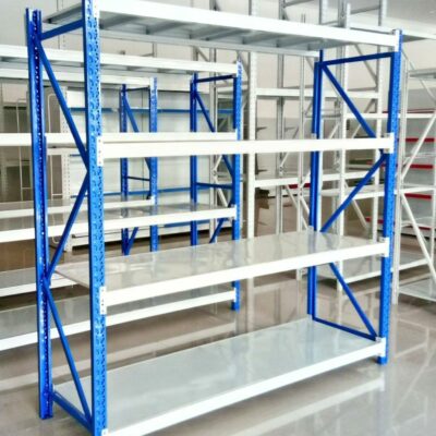 RAK BESI SUSUN GUDANG SERBAGUNA LIGHT DUTY TIPE RR-250 L60, KEKUATAN 250 KG/LEVEL (±1 TON/UNIT) | RAJA RAK SUPERMARKET | JUAL KE SELURUH INDONESIA