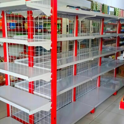 RAK MINIMARKET MURAH STANDAR TOKO ALFAMART TIPE ZA-16 | UKURAN PxLxT = 90 CM x 40/33 CM x 120/150/170/180/200 CM | MADE IN INDONESIA | RAJA RAK SUPERMARKET
