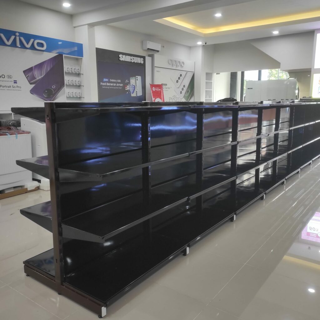 RAK TOKO ELEKTRONIK DARI RAK GONDOLA DISPLAY SUPERMARKET | RAJARAKSUPERMARKET.COM