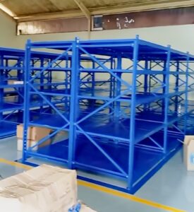 RAK BESI GUDANG MEDIUM DUTY ZA-500, UKURAN 150x100x200 CM, WARNA FULL BIRU (Projec PLN) | RAJA RAK SUPERMARKET