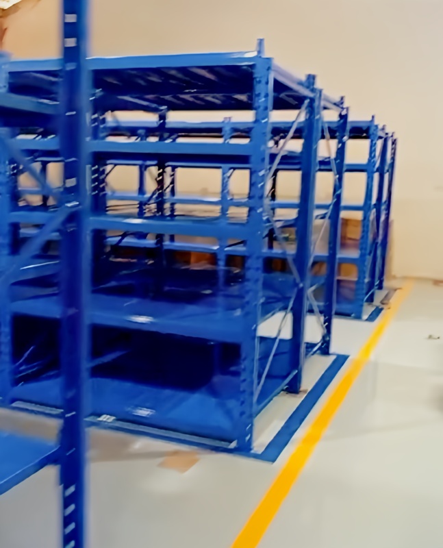 RAK BESI GUDANG MEDIUM DUTY ZA-500, UKURAN 150x100x200 CM, WARNA FULL BIRU (Projec PLN) | RAJA RAK SUPERMARKET