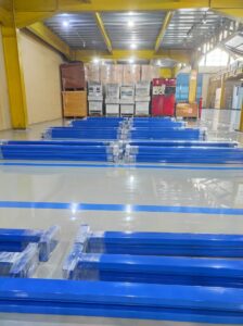 Rak Besi Gudang Susun Light Duty di PLN UP2D Cempaka Putih - Jakarta Pusat oleh Tim RAJA RAK SUPERMARKET (Rajaraksupermarket.com)