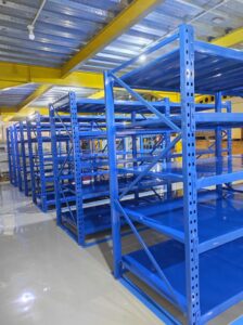 Rak Besi Gudang Susun Light Duty di PLN UP2D Cempaka Putih - Jakarta Pusat oleh Tim RAJA RAK SUPERMARKET (Rajaraksupermarket.com)