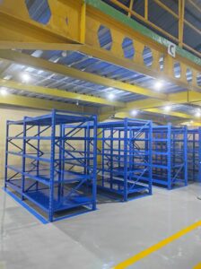 Rak Besi Gudang Susun Light Duty di PLN UP2D Cempaka Putih - Jakarta Pusat oleh Tim RAJA RAK SUPERMARKET (Rajaraksupermarket.com)