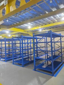 Rak Besi Gudang Susun Light Duty di PLN UP2D Cempaka Putih - Jakarta Pusat oleh Tim RAJA RAK SUPERMARKET (Rajaraksupermarket.com)